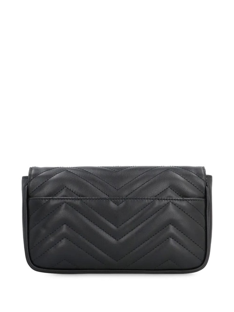 Gucci mini GG Marmont cross body bag - Black - zdjęcie produktu nr 2