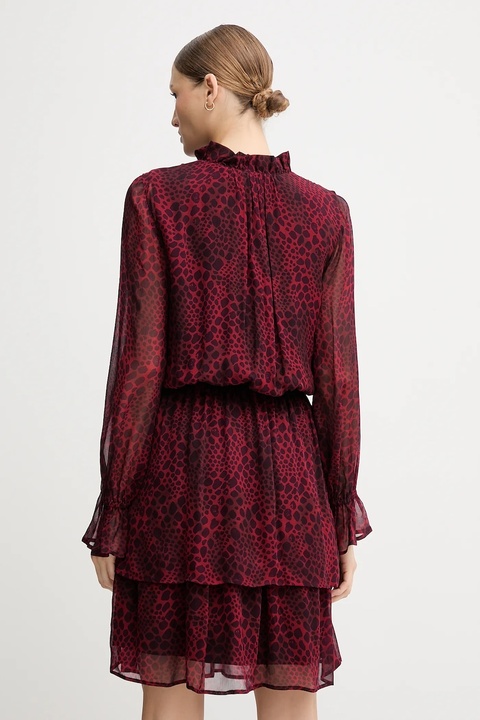 Marc Aurel sukienka kolor czerwony mini rozkloszowana 6572-1010-93471 - zdjęcie produktu nr 2