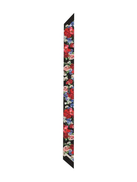 Dolce & Gabbana floral-print headscarf - Black - zdjęcie produktu nr 2