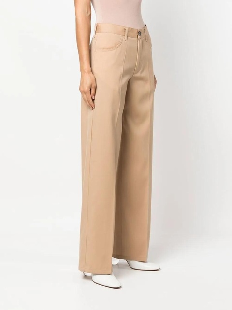 Jil Sander straight-leg wool trousers - Brown - zdjęcie produktu nr 2