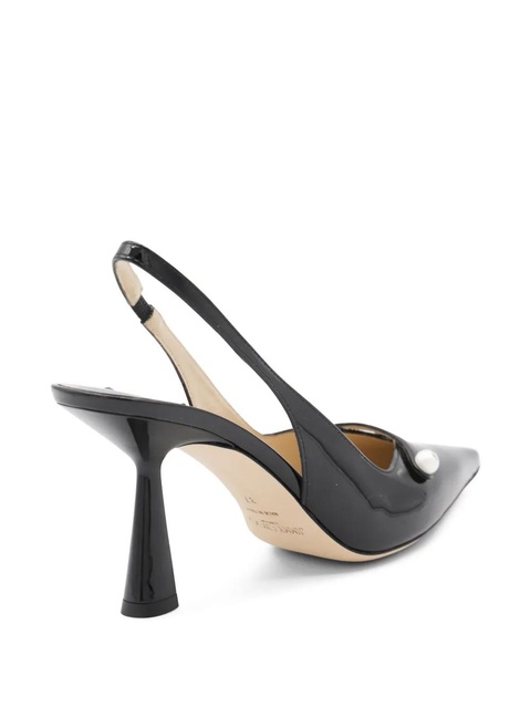 Jimmy Choo 85MM slingback pearl pumps - Black - zdjęcie produktu nr 1