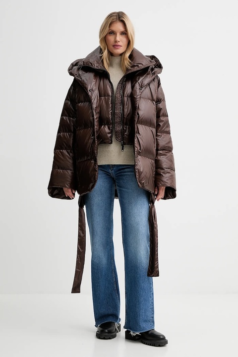 MMC STUDIO kurtka puchowa kolor brązowy zimowa OLORO.JACKET - zdjęcie produktu nr 2