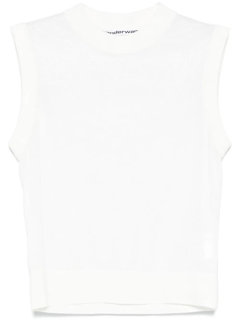 Alexander Wang mock-neck tank top - White - zdjęcie produktu nr 1