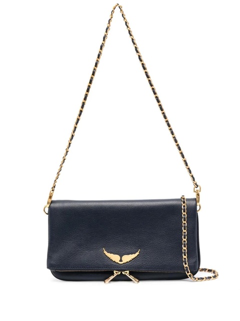 Zadig&Voltaire Rock leather crossbody bag - Blue - zdjęcie produktu nr 1