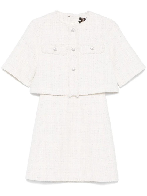 Maje tweed dress set - White - zdjęcie produktu nr 1