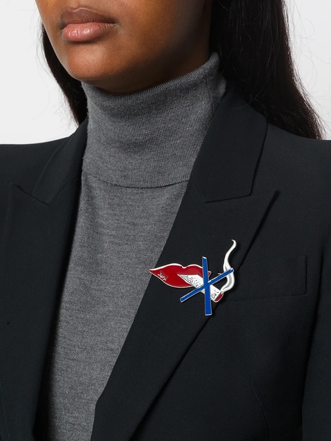 Saint Laurent Bouche brooch - Multicolour - zdjęcie produktu nr 2