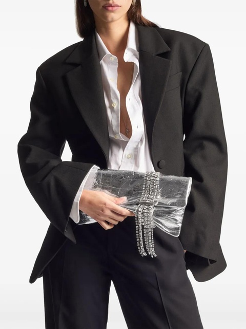 Jimmy Choo Zandra clutch bag - Silver - zdjęcie produktu nr 1