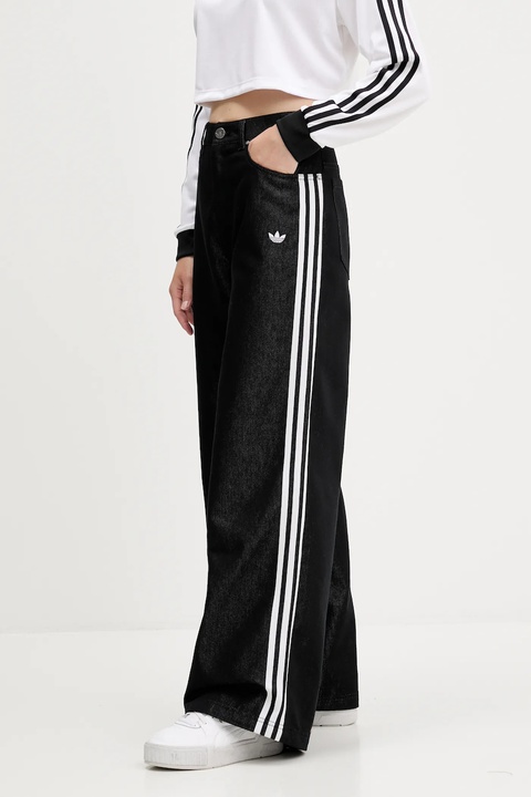 adidas Originals jeansy Baggy Shine Dnm damskie high waist KE9799 - zdjęcie produktu nr 2