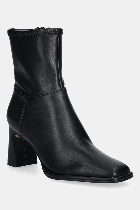 Steve Madden botki Harp damskie kolor czarny na słupku 11005106 - zdjęcie produktu nr 1