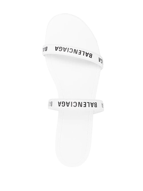 Balenciaga logo-print strappy sandals - White - zdjęcie produktu nr 2