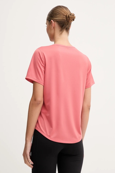 Asics t-shirt do biegania Core kolor różowy 2012D170 - zdjęcie produktu nr 1