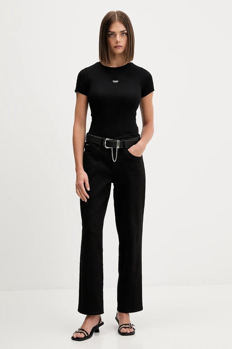 Guess Jeans t-shirt damski kolor czarny W5BP45 KA0H1 - zdjęcie produktu nr 2