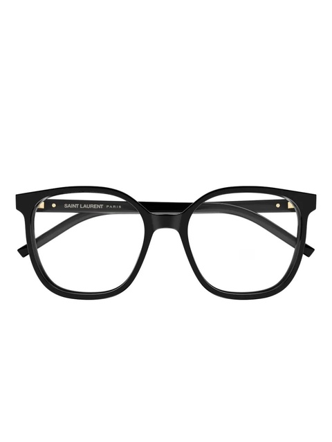 Saint Laurent Eyewear round-frame glasses - Black - zdjęcie produktu nr 2