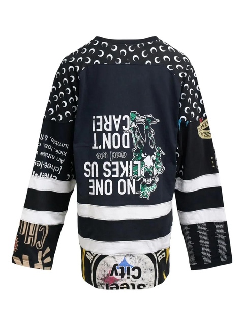 Marine Serre panelled top - Black - zdjęcie produktu nr 1