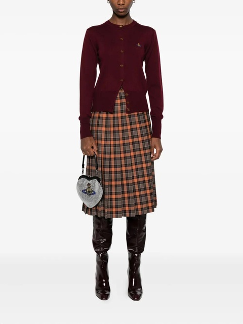 Vivienne Westwood orb-embellished button cardigan - Red - zdjęcie produktu nr 2