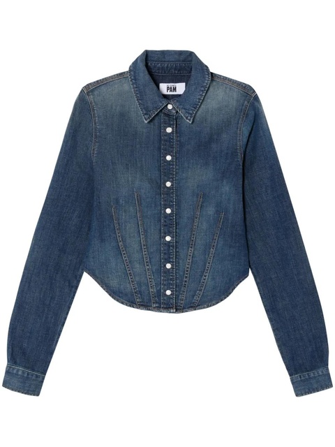 RE/DONE x Pamela Anderson denim shirt - Blue - zdjęcie produktu nr 1