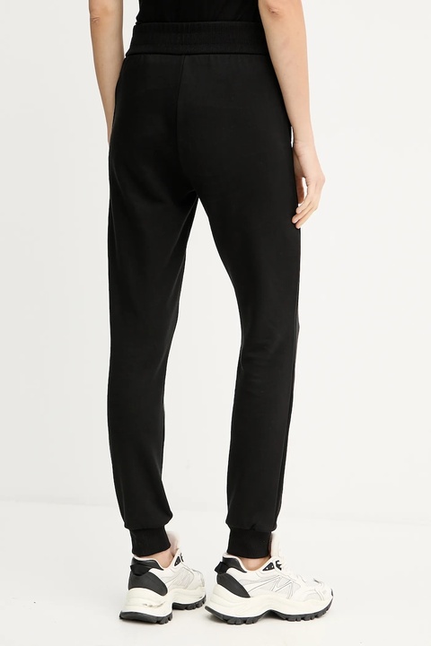 Armani Exchange spodnie dresowe bawełniane damskie kolor czarny gładkie XW001454 AF10830 - zdjęcie produktu nr 2