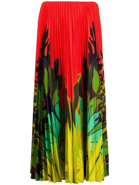 Valentino Garavani Mirrored Monkeys Forest pleated skirt - zdjęcie produktu nr 1
