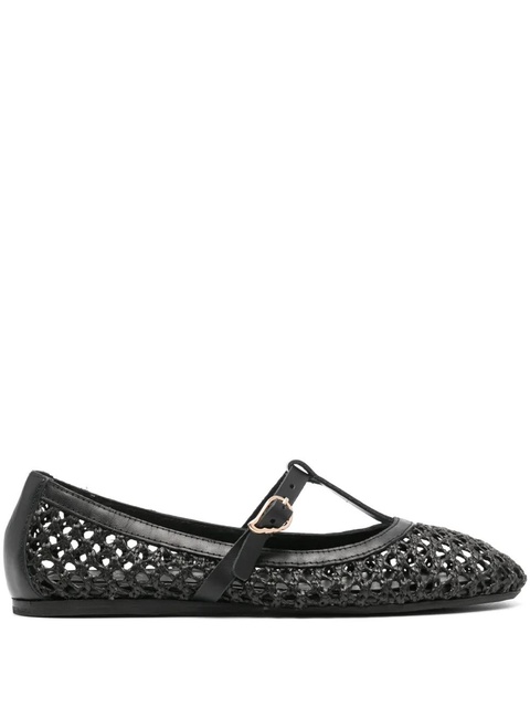 Ancient Greek Sandals Aerati raffia ballerinas - Black - zdjęcie produktu nr 1