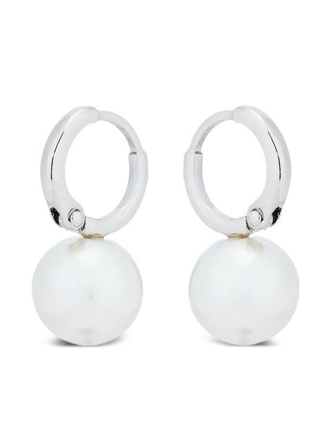 Simone Rocha pearl hoop earrings - Silver - zdjęcie produktu nr 1