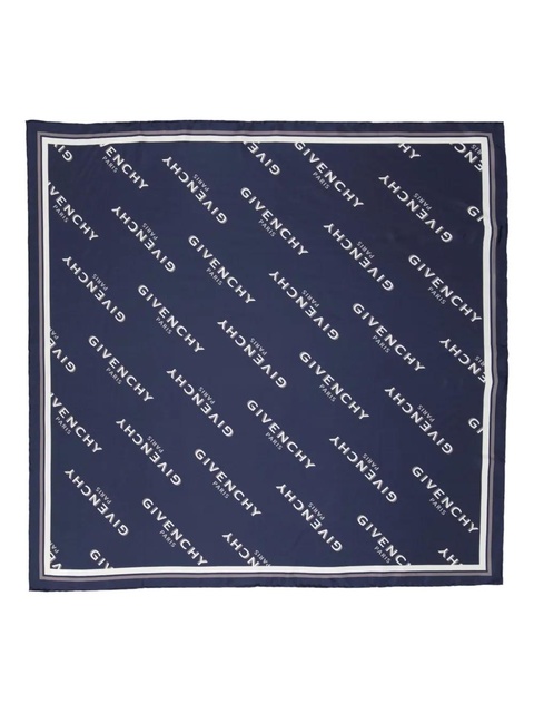 Givenchy logo scarf - Blue - zdjęcie produktu nr 1