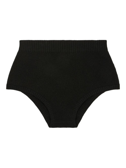 Alanui finest ribbed short - Black - zdjęcie produktu nr 1