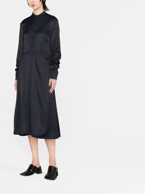 Jil Sander collarless midi dress - Blue - zdjęcie produktu nr 2