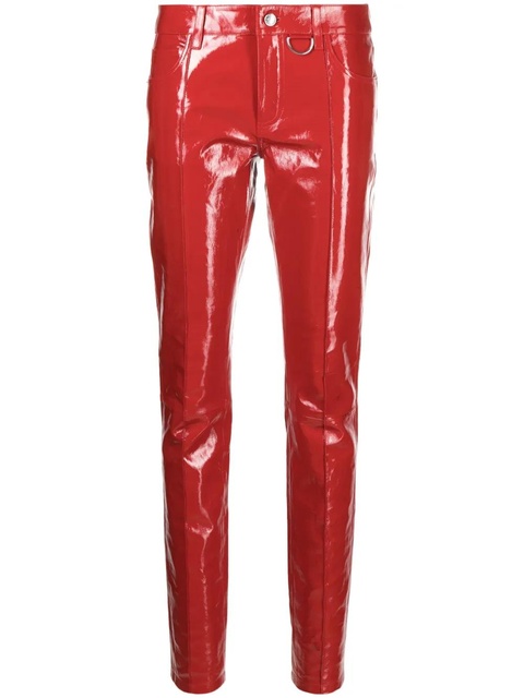 Zadig&Voltaire Peko skinny vinyl trousers - Red - zdjęcie produktu nr 1