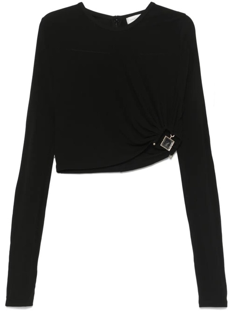 Christopher Esber bezel-quartz long-sleeve top - Black - zdjęcie produktu nr 1