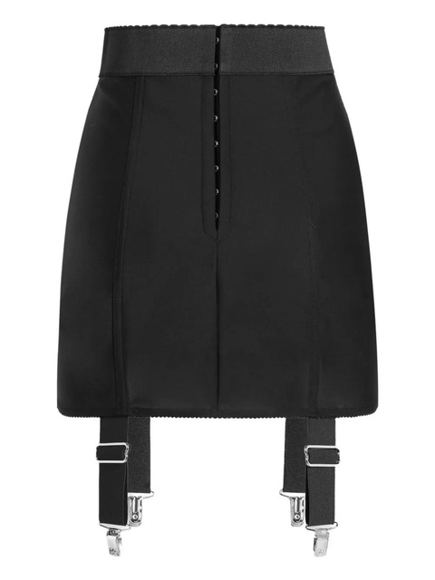 Dolce & Gabbana suspender mini skirt - Black - zdjęcie produktu nr 1