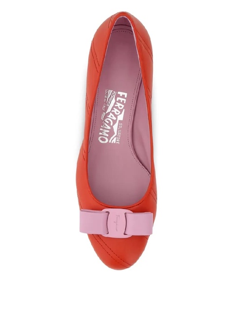 Ferragamo signature Vara bow detail pumps - Red - zdjęcie produktu nr 2