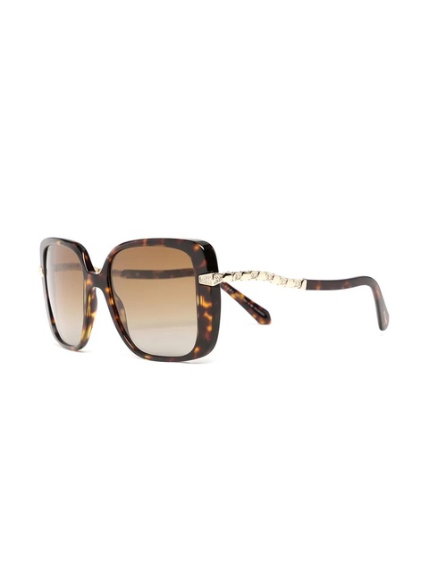 Bvlgari oversize-frame tinted sunglasses - Brown - zdjęcie produktu nr 2