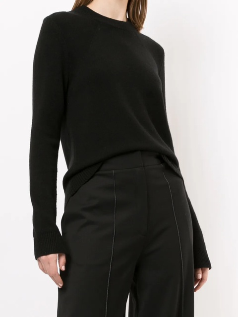 Proenza Schouler raglan sleeves eco cashmere jumper - Black - zdjęcie produktu nr 1