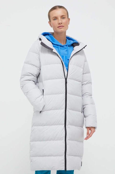 Jack Wolfskin kurtka puchowa Frozen Palace damska kolor szary zimowa 1204133 - zdjęcie produktu nr 1