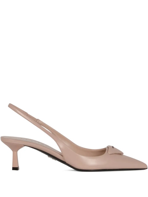 Prada 75mm slingback pumps - Pink - zdjęcie produktu nr 2