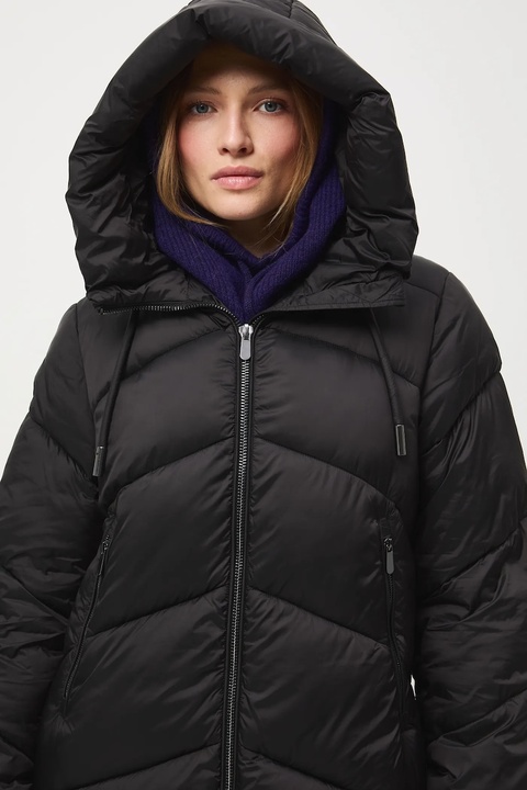 Medicine płaszcz damski kolor czarny - zdjęcie produktu nr 1