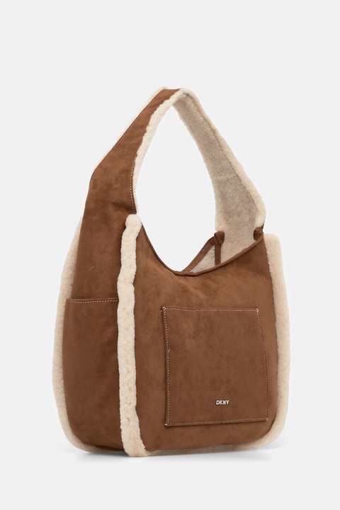 Dkny torebka CAPSULE kolor brązowy R53CDM65 - zdjęcie produktu nr 2