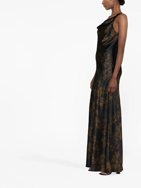 Reformation Annabelle silk gown - Black - zdjęcie produktu nr 2