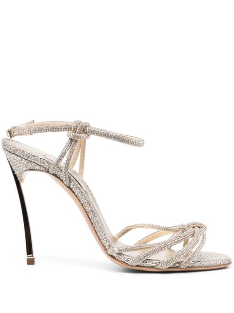 Casadei Blade C+C 100mm sandals - Gold - zdjęcie produktu nr 1