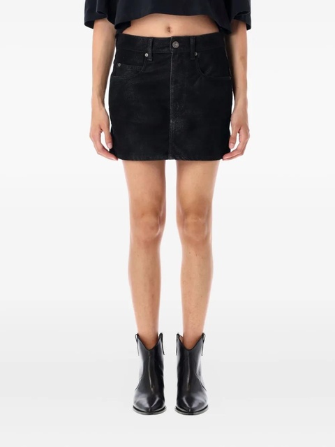 MARANT ÉTOILE five-pocket mini skirt - 01BK - zdjęcie produktu nr 1