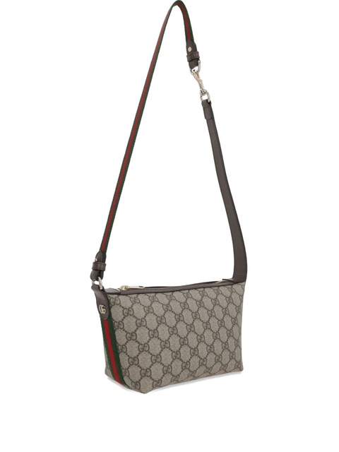 Gucci GG Supreme Canvas crossbody bag - Black - zdjęcie produktu nr 1