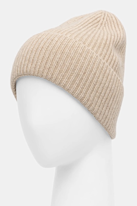 Medicine czapka damska kolor beżowy - zdjęcie produktu nr 1