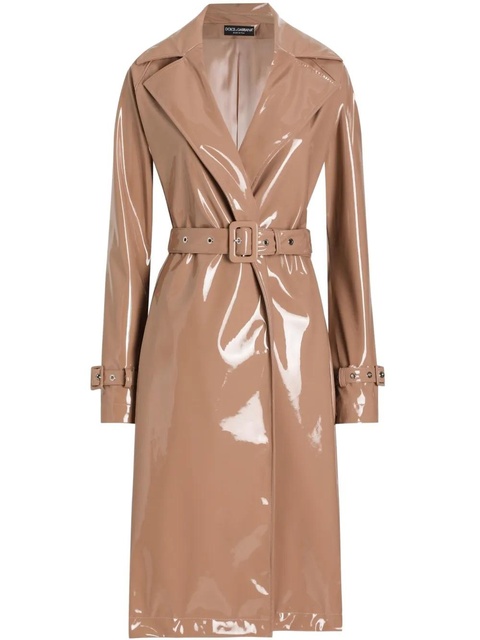 Dolce & Gabbana belted trench coat - Brown - zdjęcie produktu nr 1