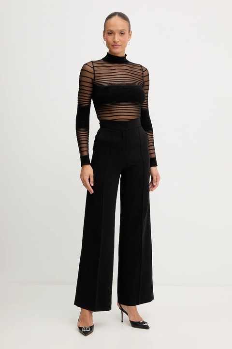 Retrofete bluzka Katrine damska kolor czarny wzorzysta R-FW25-12072-12 - zdjęcie produktu nr 2