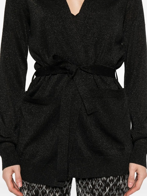 Missoni belted cardigan - Black - zdjęcie produktu nr 2