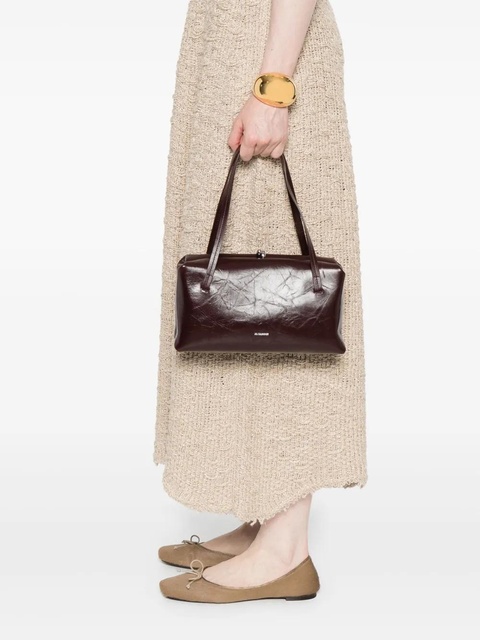 Jil Sander small Goji leather shoulder bag - Red - zdjęcie produktu nr 2