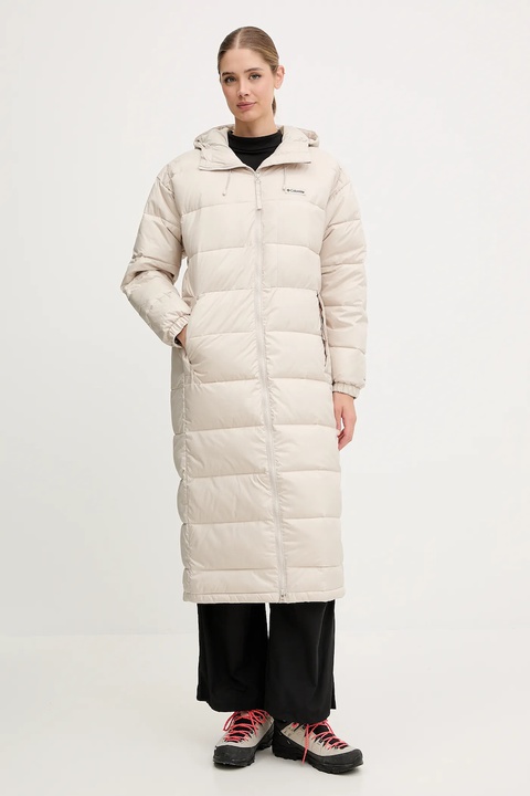 Columbia kurtka sportowa Pike Lake kolor beżowy zimowa 2133543 - zdjęcie produktu nr 1