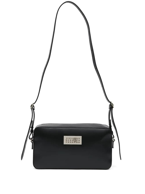 MM6 Maison Margiela small Numeric leather shoulder bag - Black - zdjęcie produktu nr 1