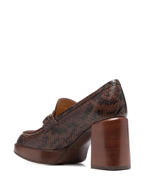 Tod's 80mm square-toe pumps - Blue - zdjęcie produktu nr 2