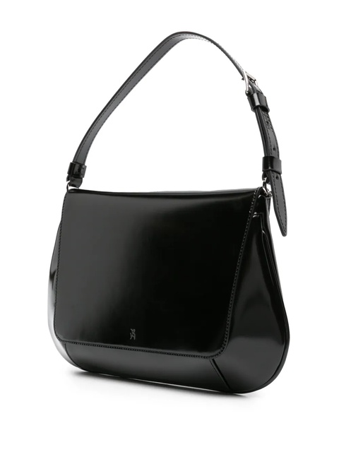 Amina Muaddi Ami leather shoulder bag - Black - zdjęcie produktu nr 2